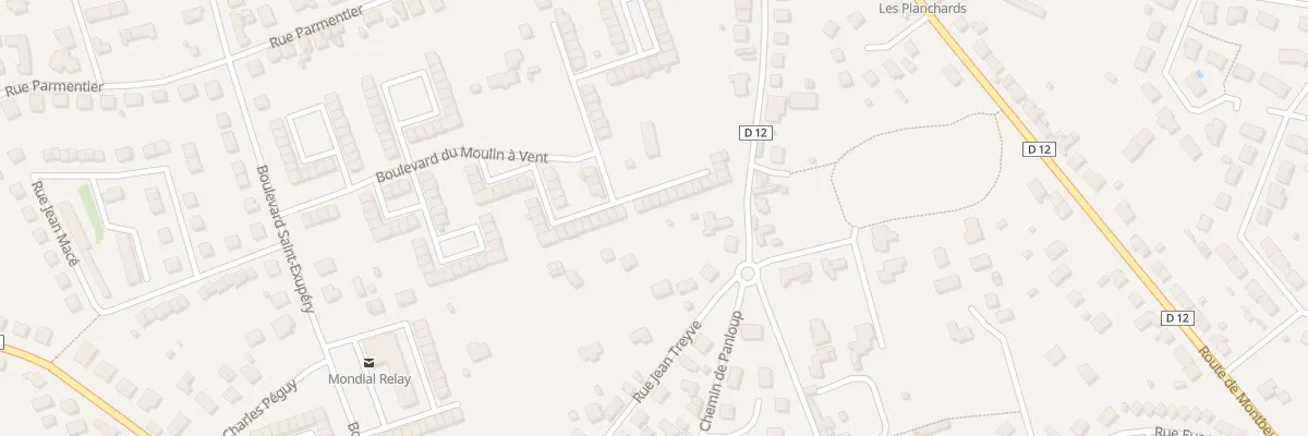 Plan du 142 Bd du Moulin à Vent à Yzeure
