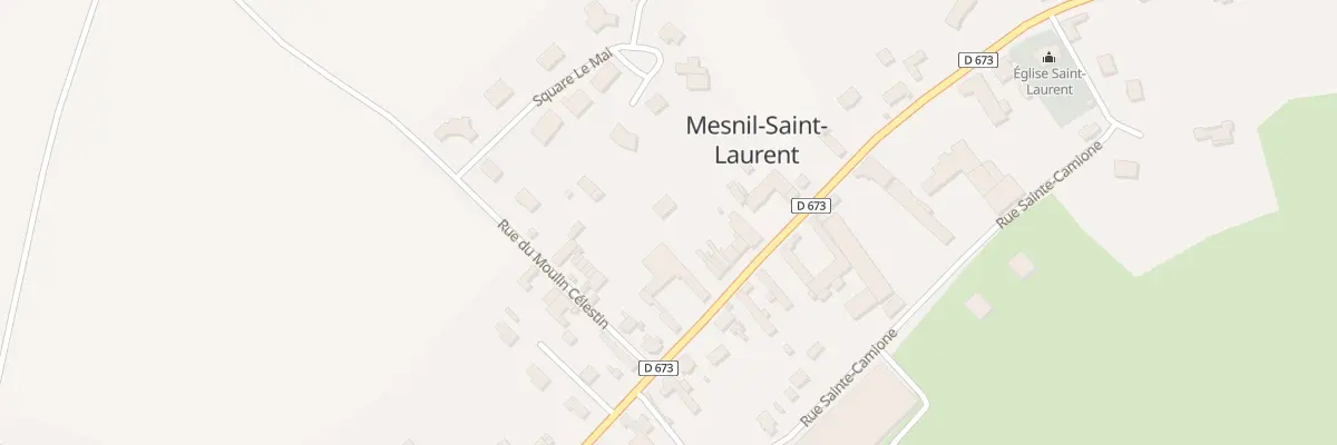 Plan du 36 Rue de la Grange aux Bois à Mesnil-Saint-Laurent