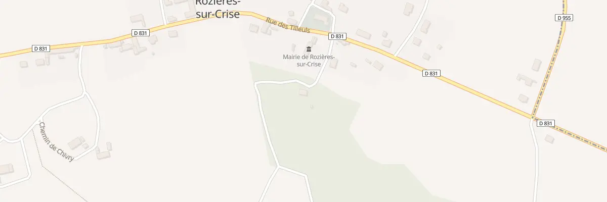 Plan du 6 Pl de la Mairie à Rozières-sur-Crise