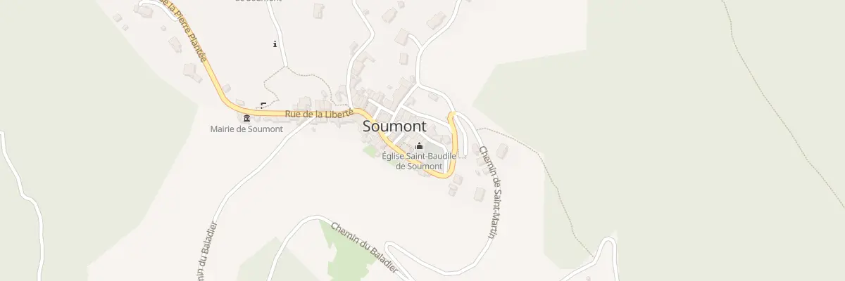 Plan du 6 Rue des Caves à Soumont