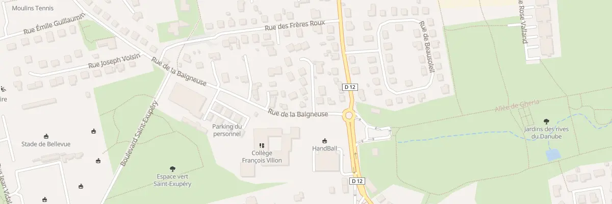 Plan du 4 Rue de la Baigneuse à Yzeure