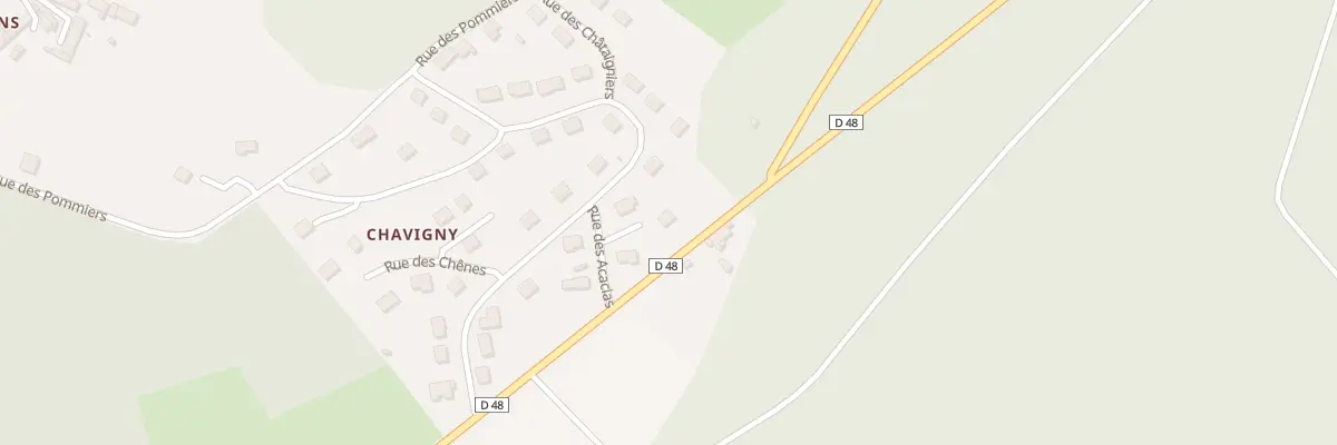 Plan du 4 Rue des Accacias à Parly
