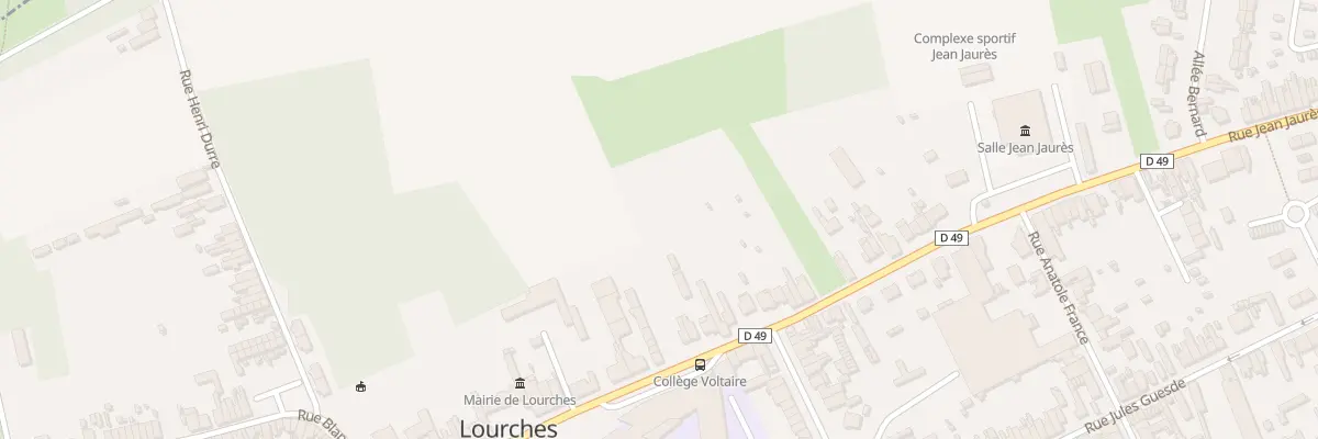 Plan du 799 Rue Jean Jaurès à Lourches