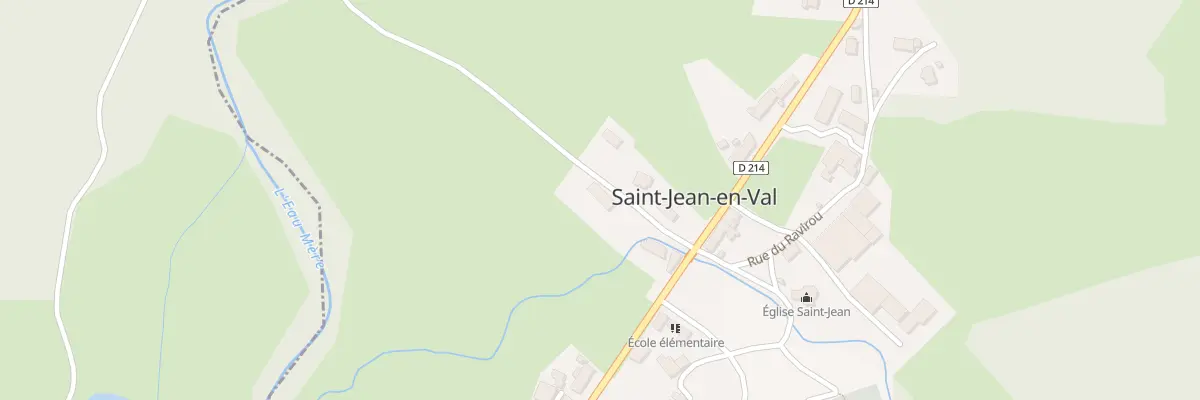 Plan du 5005 Pre de Saint Jean à Saint-Jean-en-Val