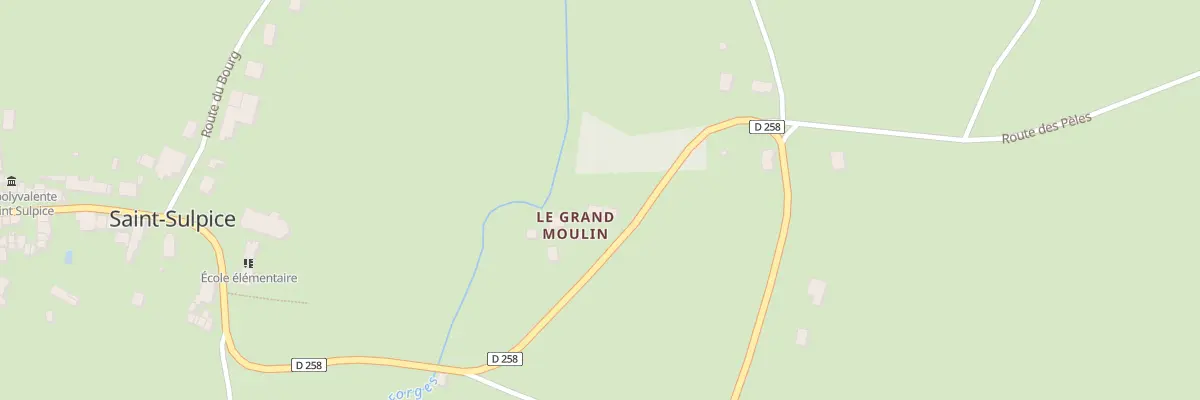 Plan du 3 Rte de Méard à Saint-Sulpice