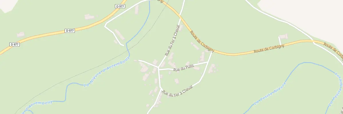 Plan du 3 Rue du Fer à Cheval à Prémery