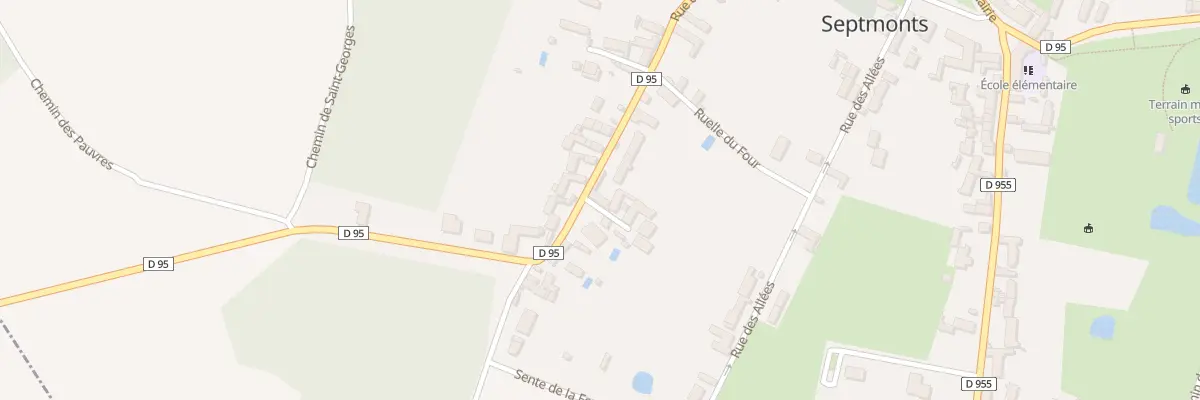 Plan du 27 Rue de Noyant à Septmonts