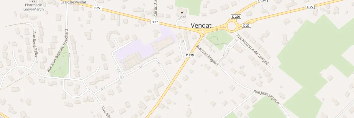 Plan du 2 Rue du Capitaine Selvez à Vendat