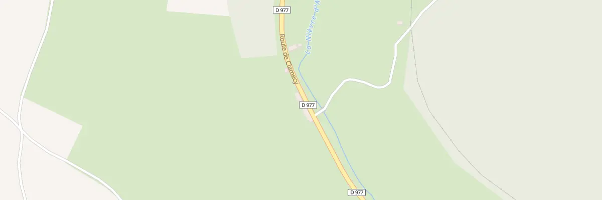 Plan du 21 Rte de Clamecy à Giry