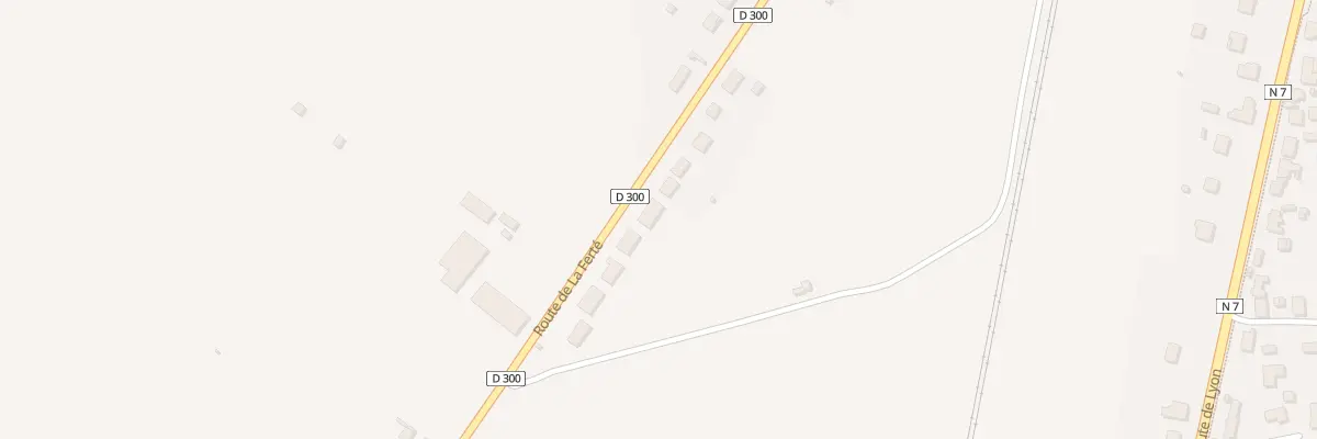 Plan du 23B Rte de la Ferté à Bessay-sur-Allier