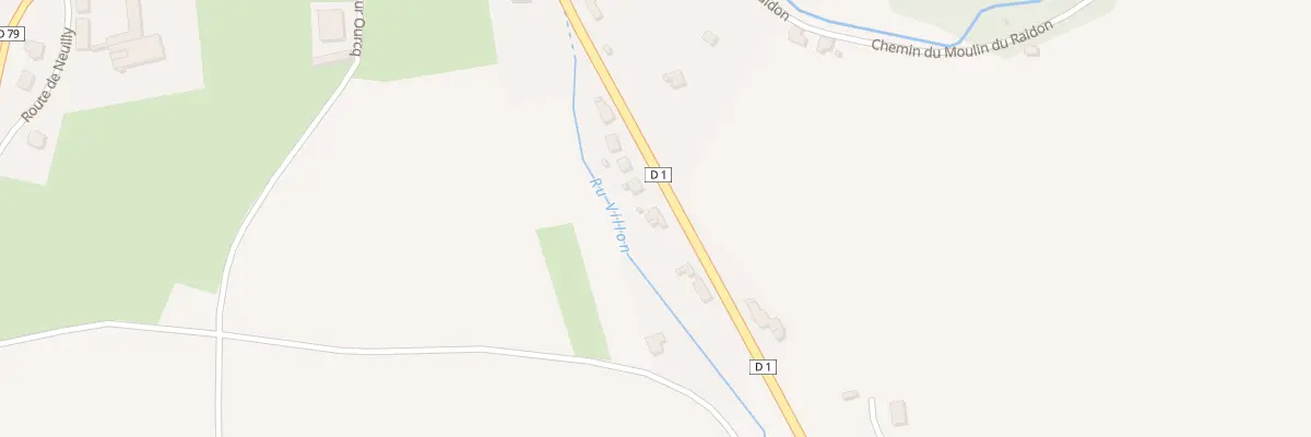 Plan du 20 Rte de Château-thierry à Breny