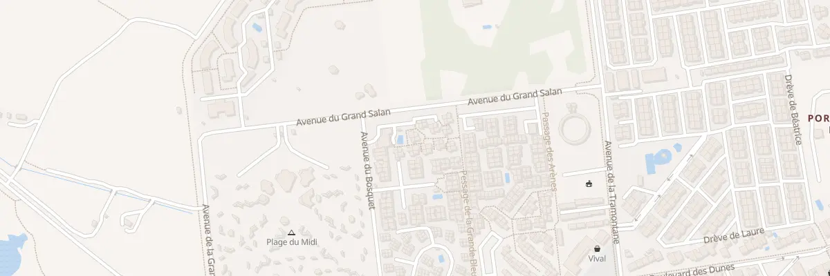 Plan du 24 Av du Grand Salan à Portiragnes