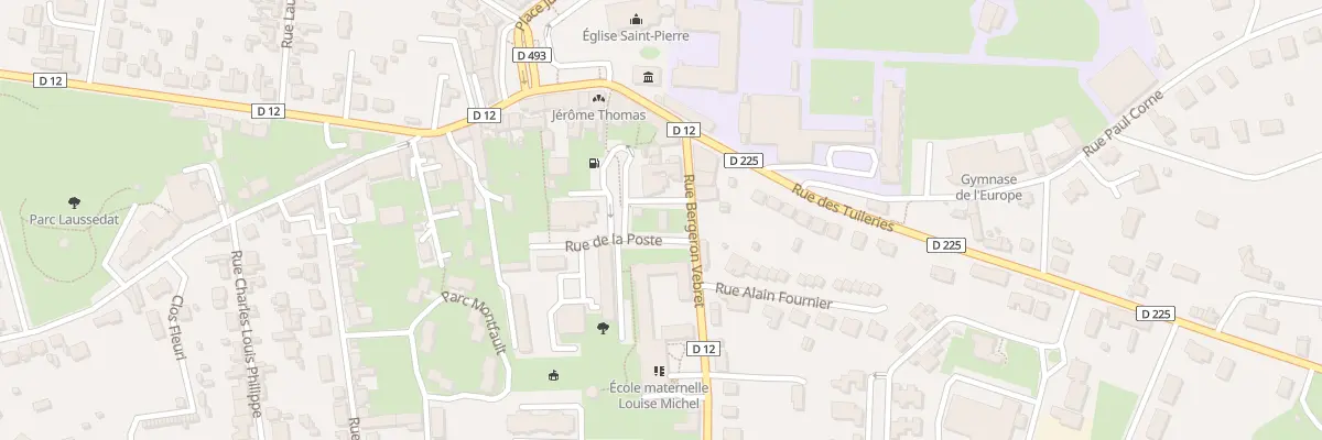 Plan du 16 Rue Bergeron Vebret à Yzeure
