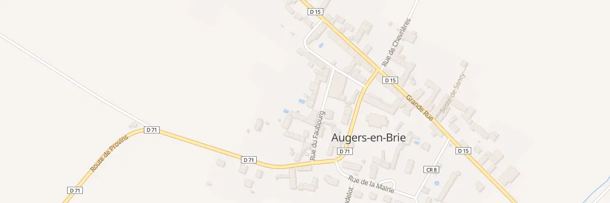Plan du 8 Rue du Faubourg à Augers-en-Brie