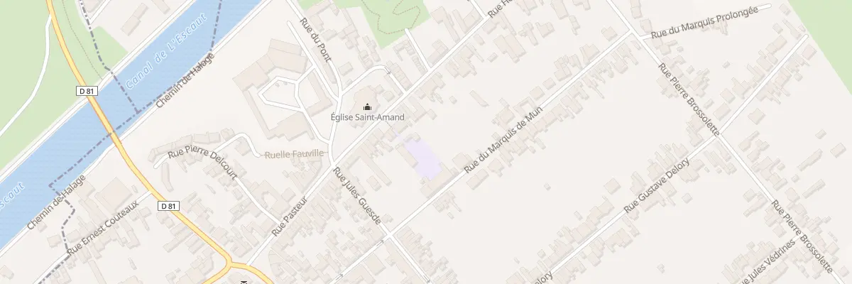 Plan du 18 Rue Henri Durre à Neuville-sur-Escaut