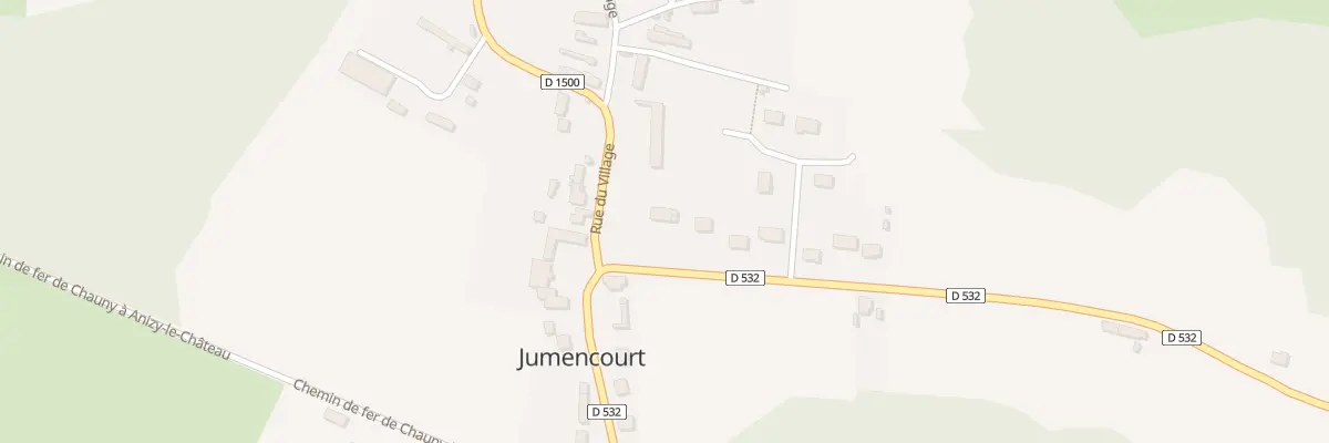 Plan du 3 Rte de Landricourt à Jumencourt