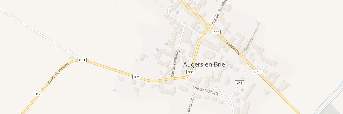 Plan du 12 Rue du Faubourg à Augers-en-Brie