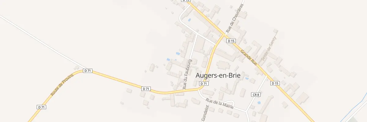 Plan du 10 Rue du Faubourg à Augers-en-Brie