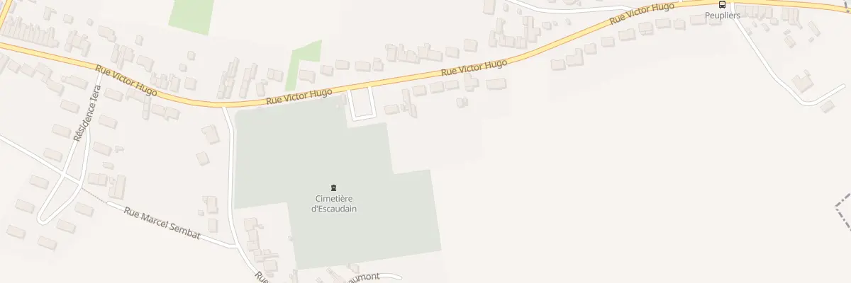 Plan du 126 Rue Victor Hugo à Escaudain