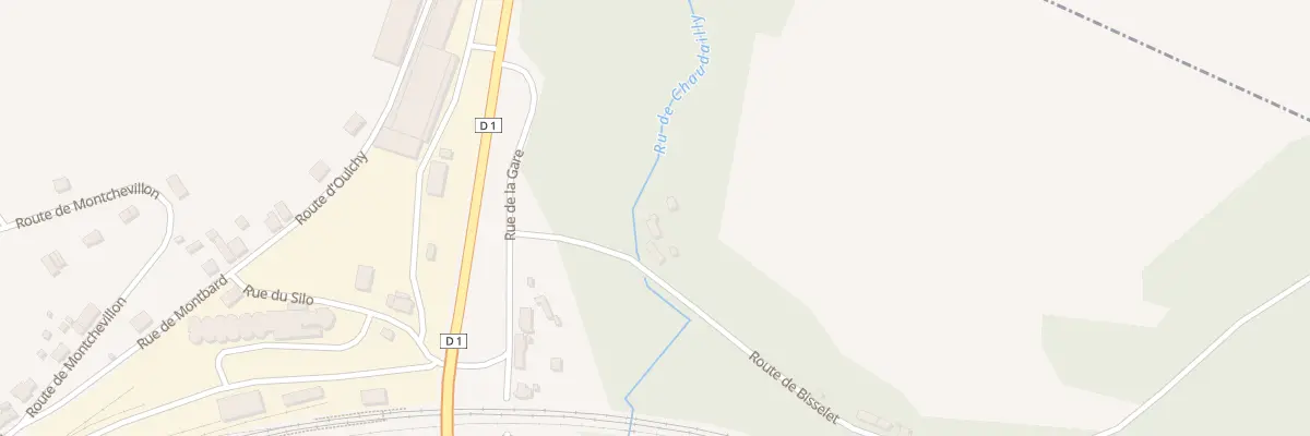 Plan du 3 Rte de Bisselet à Breny