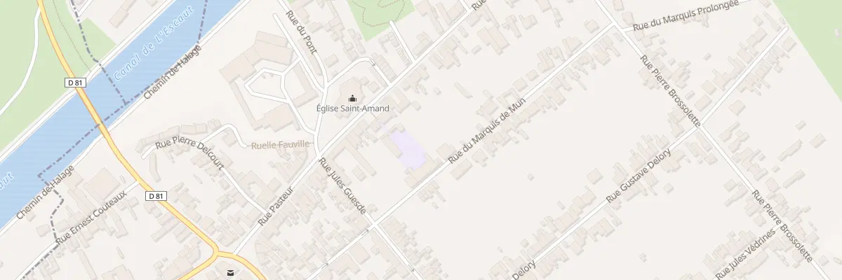 Plan du 20 Rue Henri Durre à Neuville-sur-Escaut