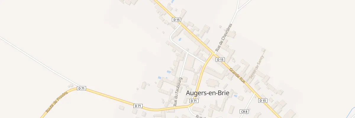 Plan du 2 Rue du Faubourg à Augers-en-Brie