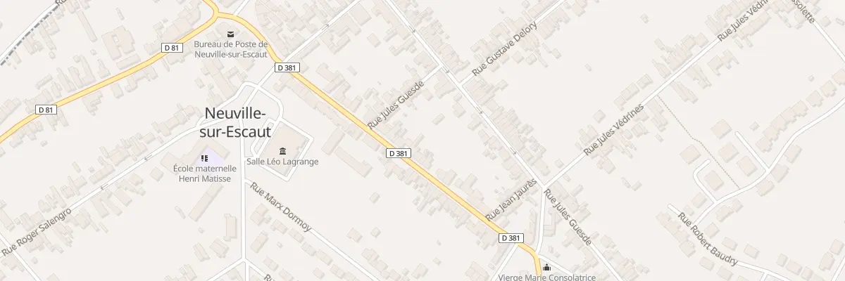 Plan du 37 Rue Jean Jaurès à Neuville-sur-Escaut