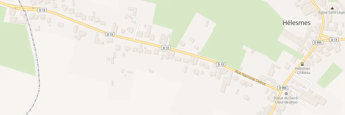 Plan du 16 Rue Narcisse Delrot à Hélesmes