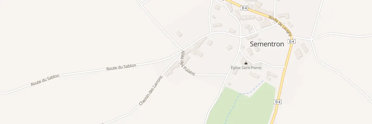 Plan du 39 Le Village à Sementron