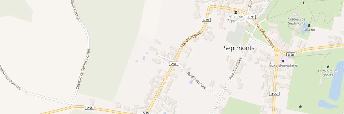 Plan du 18 Rue de Noyant à Septmonts