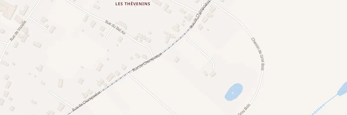Plan du 78 Rue de Champodon à Espinasse-Vozelle
