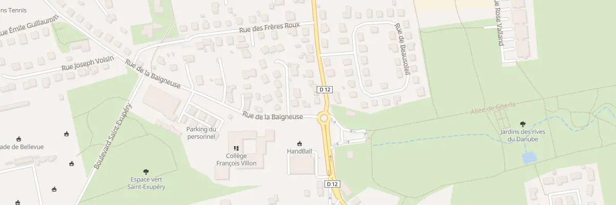 Plan du 2 Rue de la Baigneuse à Yzeure