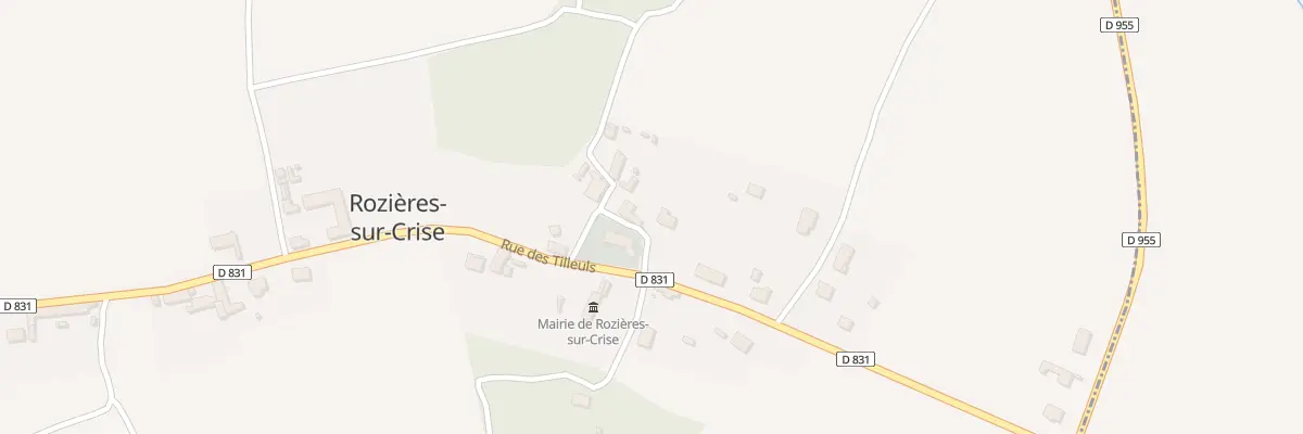 Plan du 1 Rue de l’Eglise à Rozières-sur-Crise