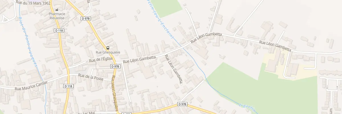 Plan du 20 Rue Léon Gambetta à Rieux-en-Cambrésis