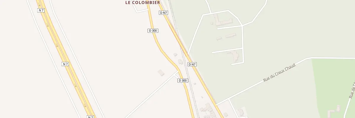 Plan du 5013 Le Grand Chemin Sud à Toulon-sur-Allier