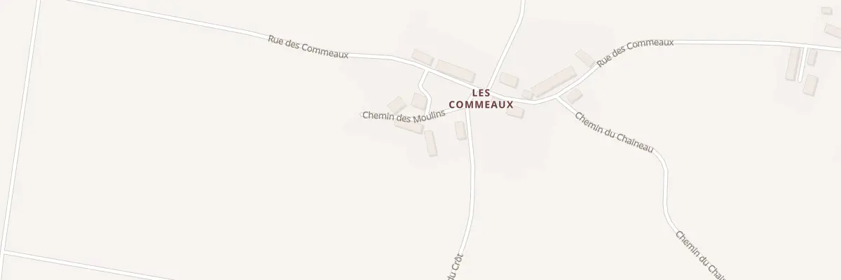 Plan du 1 Che des Moulins à Sougères-en-Puisaye
