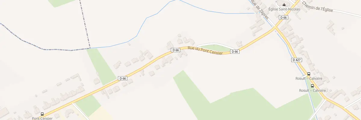 Plan du 269 Rue du Pont Censier à Rosult