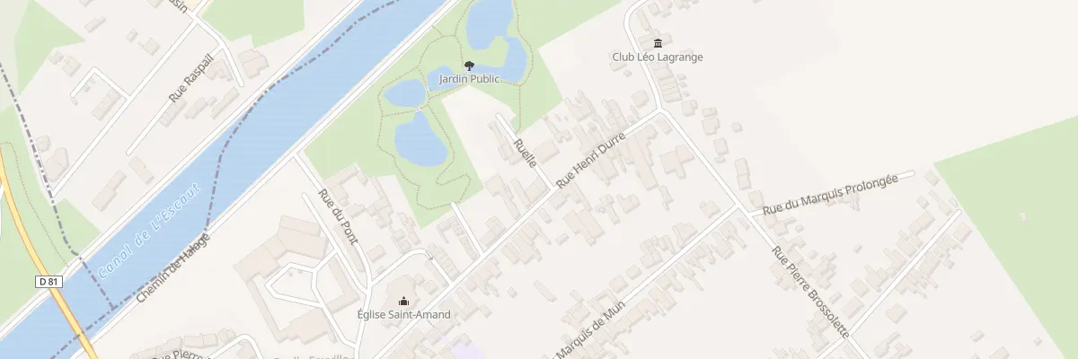 Plan du 33 Rue Henri Durre à Neuville-sur-Escaut