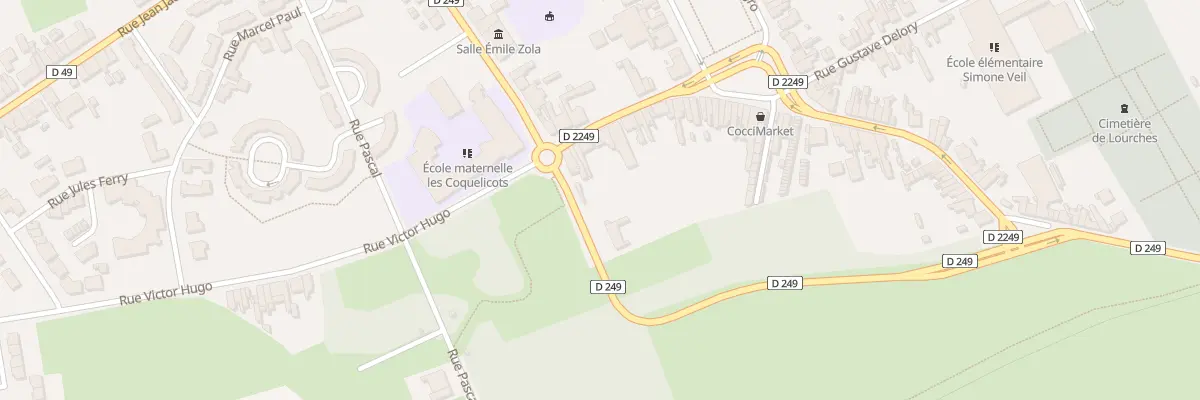 Plan du 14 Rue Carnot à Lourches