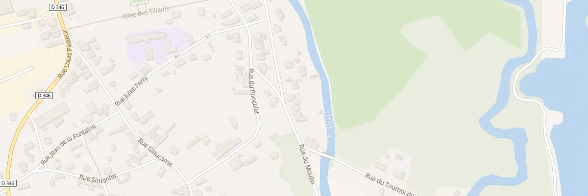 Plan du 3 Rue du Moulin à Vendeuil