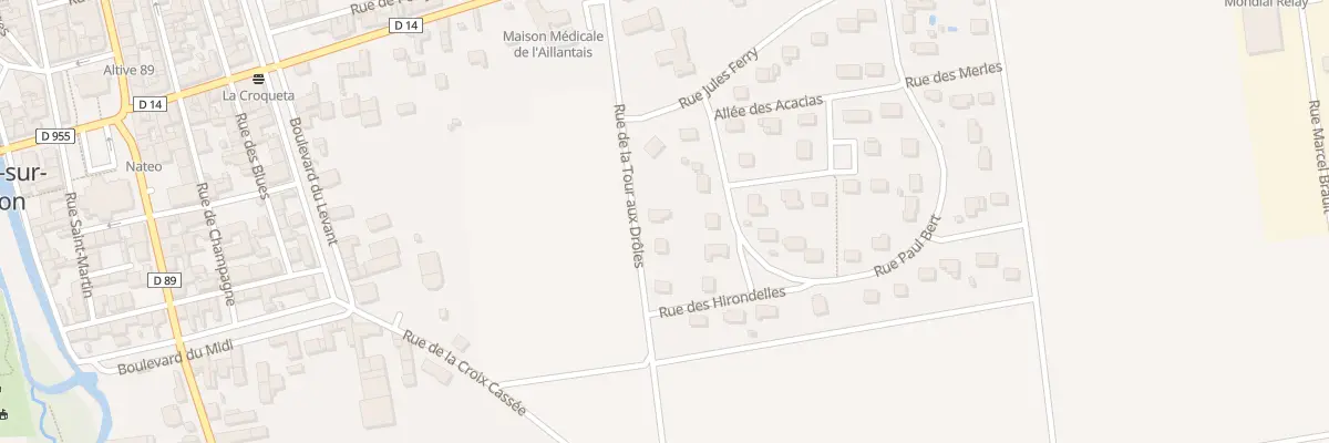 Plan du 3 Rue de la Tour aux Droles à Montholon