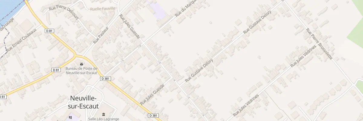 Plan du 31 Rue Jules Guesde à Neuville-sur-Escaut