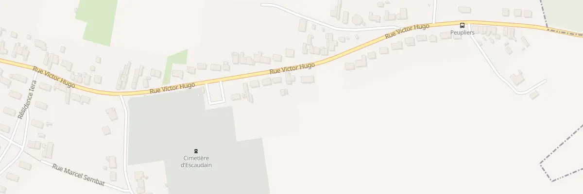 Plan du 134 Rue Victor Hugo à Escaudain
