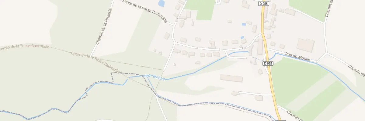 Plan du 38 Rue des Allées à Septmonts
