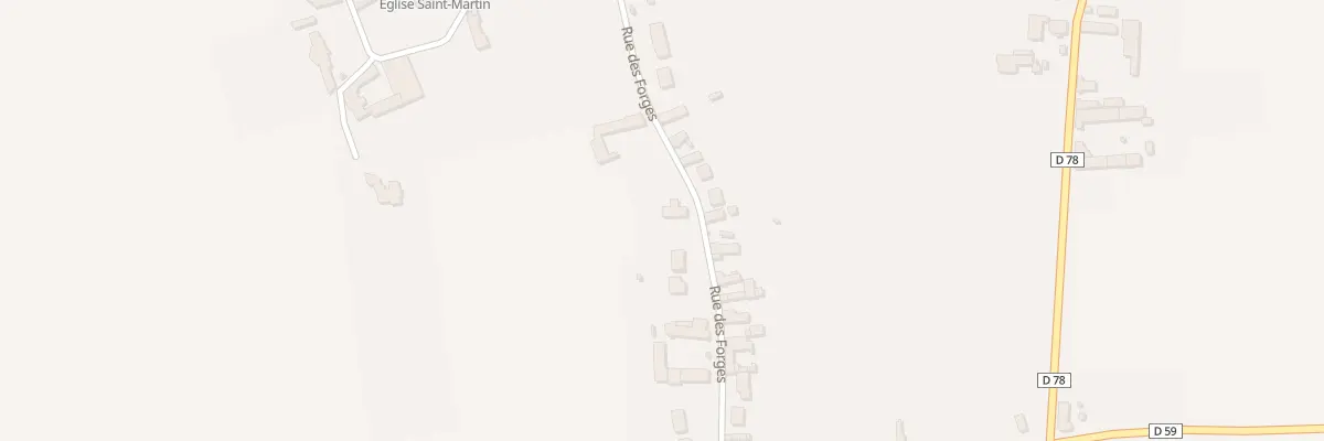 Plan du 8 Rue des Forges à Villuis