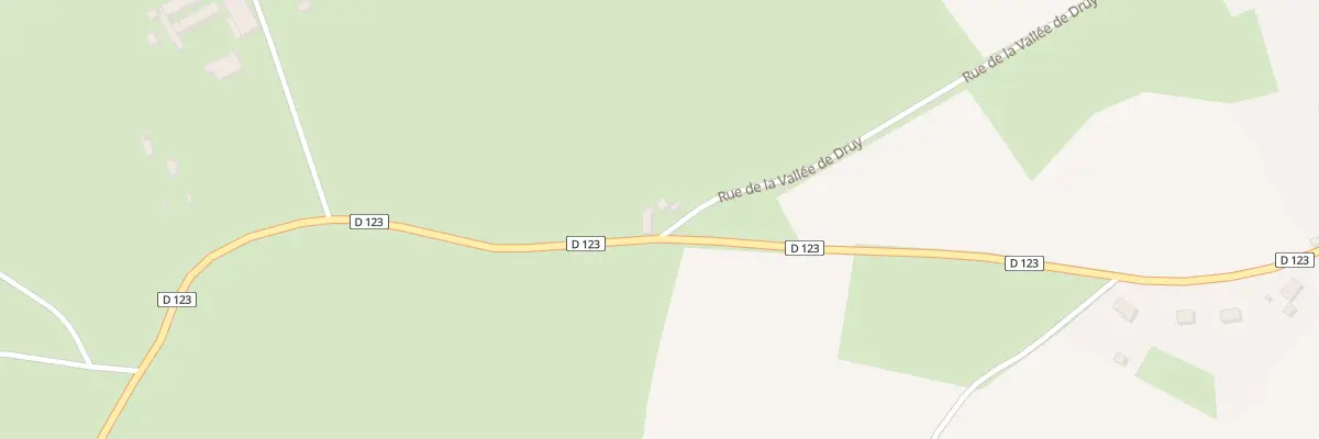 Plan du 12 Rue de la Vallée de Druy à Druy-Parigny