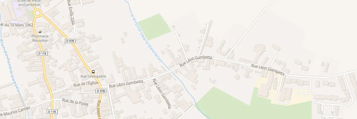 Plan du 29 Rue Léon Gambetta à Rieux-en-Cambrésis