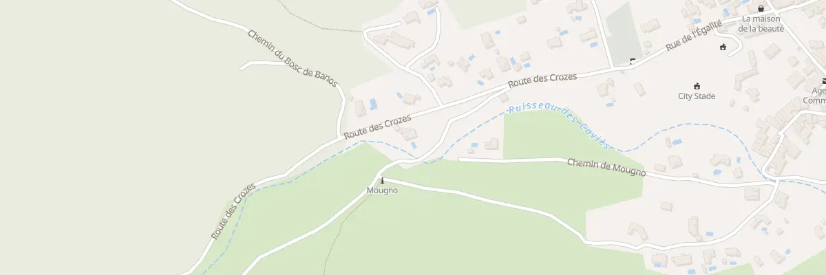 Plan du 281 Rte des Crozes à Cabrières