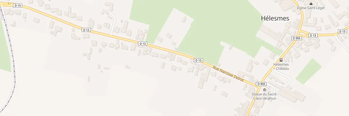 Plan du 12 Rue Narcisse Delrot à Hélesmes