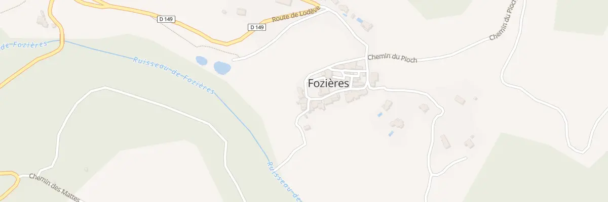 Plan du 4 Pl de l’Orme à Fozières